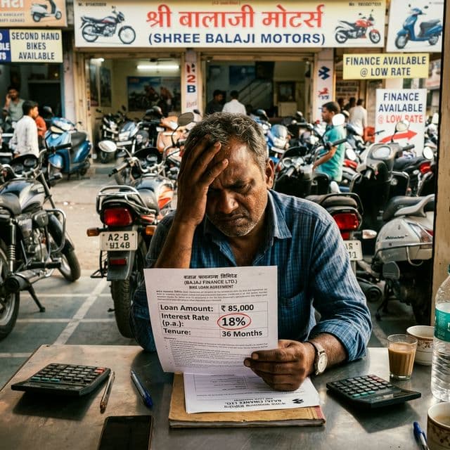 Used Bike Loans: The 18% ROI Trap