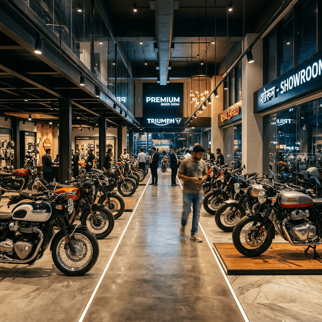 Real riders testing out our certified Superbikes.