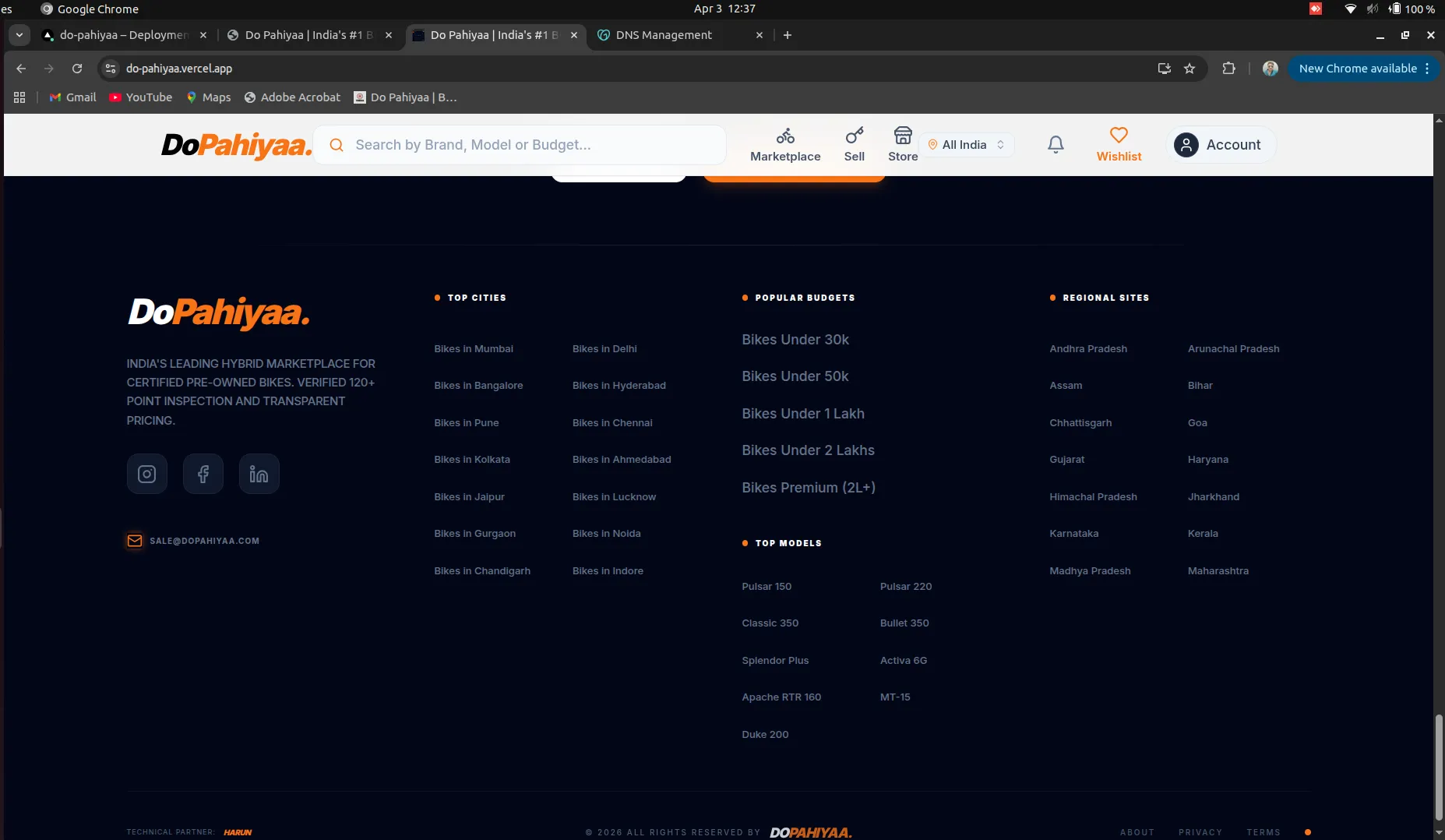 2026 Bajaj Pulsar 125 for sale in Mumbai | Do Pahiyaa